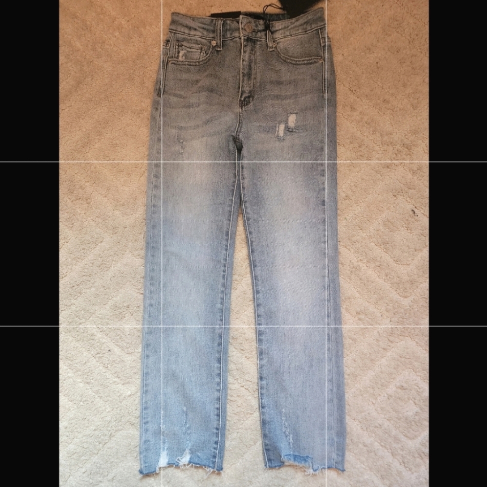 RISEN high rise denim jeans